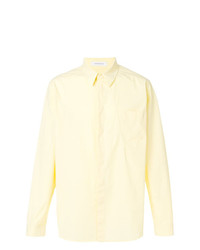 Мужская желтая классическая рубашка от Cédric Charlier