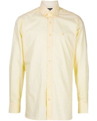 Мужская желтая классическая рубашка от Hackett