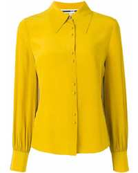 Женская желтая классическая рубашка от MCQ