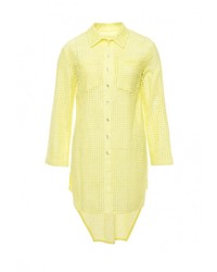 Женская желтая классическая рубашка от OLGA SKAZKINA