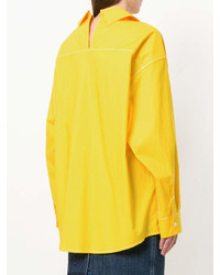 Женская желтая классическая рубашка от Marni
