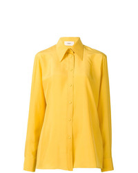 Женская желтая классическая рубашка от Ports 1961