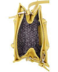 Желтая кожаная большая сумка от Botkier