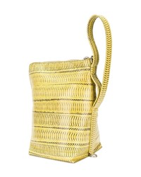 Желтая кожаная сумка-мешок от Rick Owens