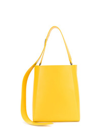 Желтая кожаная сумка-мешок от Calvin Klein 205W39nyc