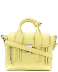 Желтая кожаная сумка-саквояж от 3.1 Phillip Lim