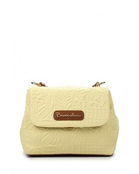 Желтая кожаная сумка через плечо от Braccialini