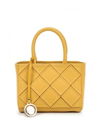 Желтая кожаная сумка через плечо от Jacky&amp;Celine