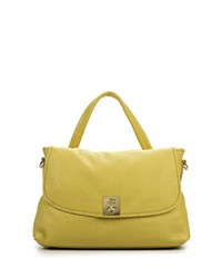 Желтая кожаная сумка через плечо от Jacky&amp;Celine