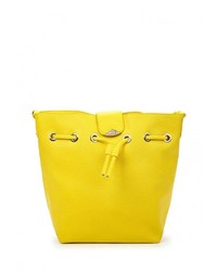 Желтая кожаная сумка через плечо от Liu Jo