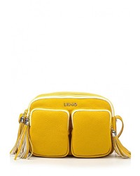 Желтая кожаная сумка через плечо от Liu Jo