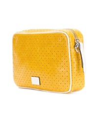 Желтая кожаная сумка через плечо от RED Valentino