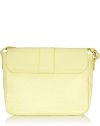 Желтая кожаная сумка через плечо от See by Chloe