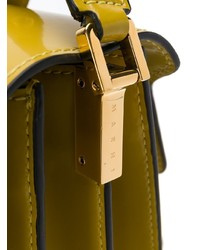 Желтая кожаная сумка через плечо от Marni