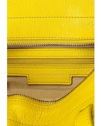 Женская желтая кожаная сумка от Coccinelle