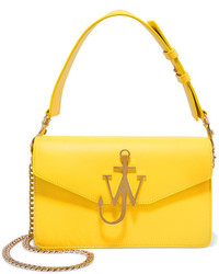 Женская желтая кожаная сумка от J.W.Anderson