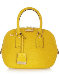 Желтая кожаная сумочка от Burberry