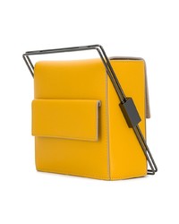 Желтая кожаная сумочка от Lautem