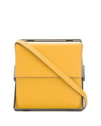 Желтая кожаная сумочка от Lautem