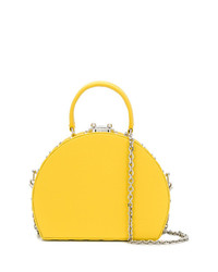 Желтая кожаная сумочка от Luis Negri