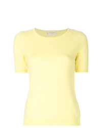 Женская желтая кофта с коротким рукавом от Le Tricot Perugia