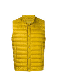 Мужская желтая куртка без рукавов от Herno