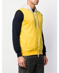 Мужская желтая куртка без рукавов от Eleventy