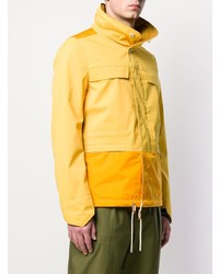 Мужская желтая куртка в стиле милитари от Junya Watanabe MAN