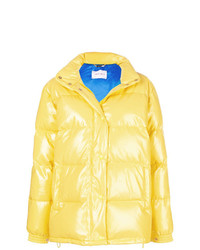 Женская желтая куртка-пуховик от Alberta Ferretti