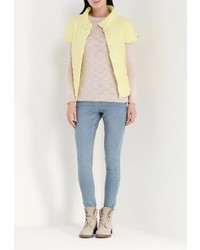 Женская желтая куртка-пуховик от Baon