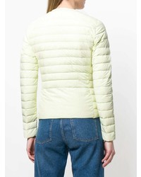 Женская желтая куртка-пуховик от Peuterey