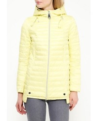 Женская желтая куртка-пуховик от Clasna