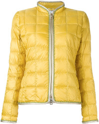 Женская желтая куртка-пуховик от Fay