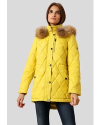 Женская желтая куртка-пуховик от FiNN FLARE