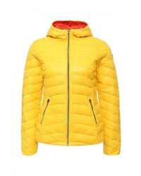 Женская желтая куртка-пуховик от Gas