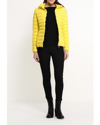 Женская желтая куртка-пуховик от Geox