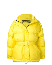 Женская желтая куртка-пуховик от Ienki Ienki