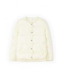 Женская желтая куртка-пуховик от Mango