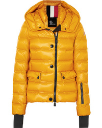 Женская желтая куртка-пуховик от Moncler Grenoble