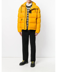 Мужская желтая куртка-пуховик от Kenzo