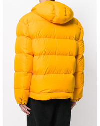 Мужская желтая куртка-пуховик от Kenzo