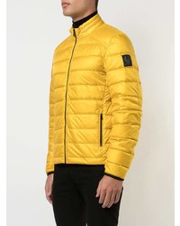 Мужская желтая куртка-пуховик от Belstaff