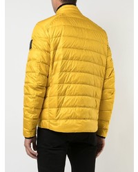Мужская желтая куртка-пуховик от Belstaff