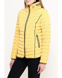 Женская желтая куртка-пуховик от QED London
