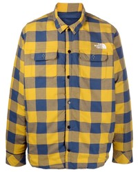 Мужская желтая куртка-рубашка в шотландскую клетку от The North Face