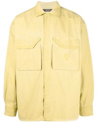Мужская желтая куртка-рубашка от A-Cold-Wall*