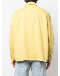 Мужская желтая куртка-рубашка от A-Cold-Wall*