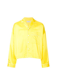 Мужская желтая куртка-рубашка от Jieda