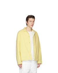 Мужская желтая куртка-рубашка от Jil Sanderand