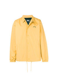 Мужская желтая куртка-рубашка от Stussy